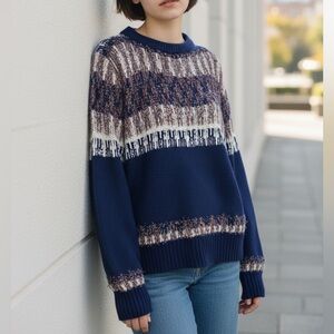 Northern Angel | Sparkly Fair Isle Sweater NWT